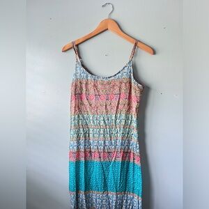 Staring at Stars Urban Outfitters Colorful Maxi Dress size medium EUC